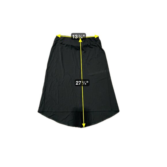 Max Studio Black High-Low Hem Skirt Sz Small - Picture 6 of 9